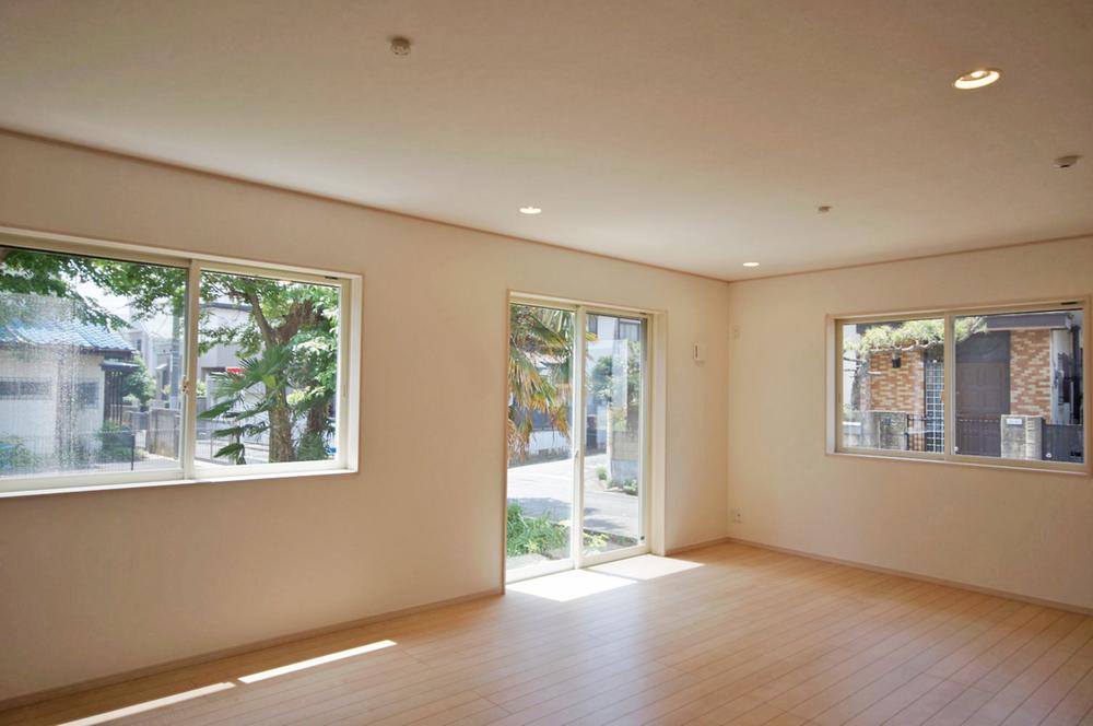 Living. Bright living room where the light is plugged