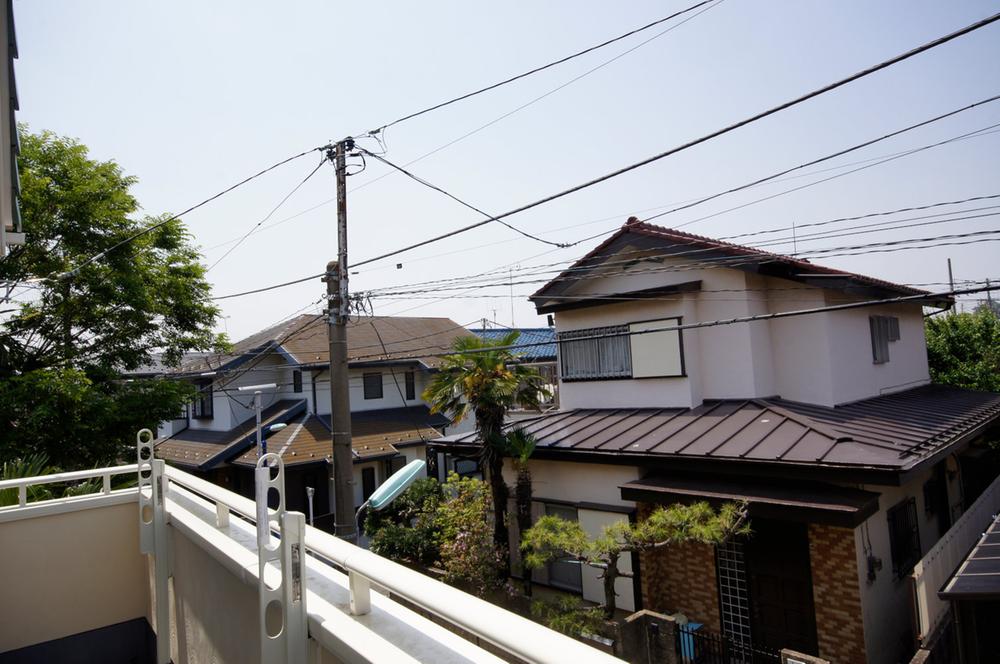 Balcony. You views of the calm residential area of ​​low-rise area from balcony