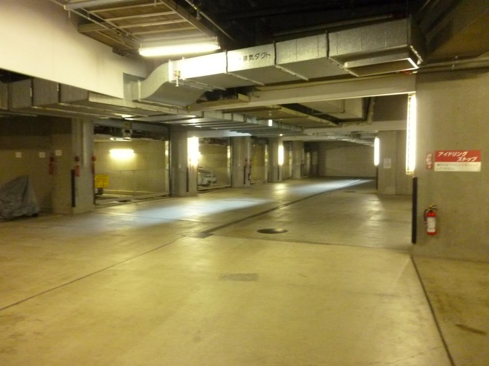 Parking lot. Common areas