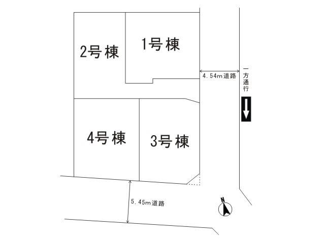 Compartment figure. 48,800,000 yen, 4LDK, Land area 77.13 sq m , Building area 77.42 sq m whole compartment view