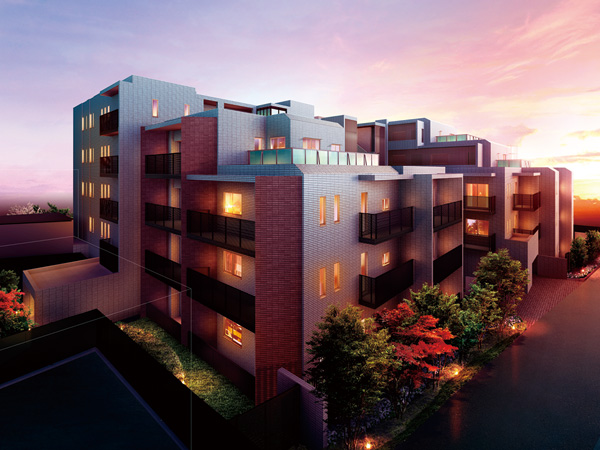 Buildings and facilities. On the construction site is that recessed one step from the street, Has spread calm residential area centered around one single-family is on the periphery. And city of extensive tree rings, Big sky spread on it. Full of Jimi, Wrapped in a rich sense of openness, Is a living environment apart from the hustle and bustle of the city. (Exterior view)