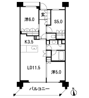Floor: 2LDK + S (2 ~ 5th floor) / 1LDK + 2S (1 floor), the area occupied: 69.8 sq m, Price: 60,600,000 yen, now on sale