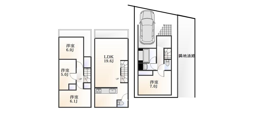 Building plan example (floor plan). Building plan example (A No. land) Building price 15.6 million yen, Building area 103.96 sq m