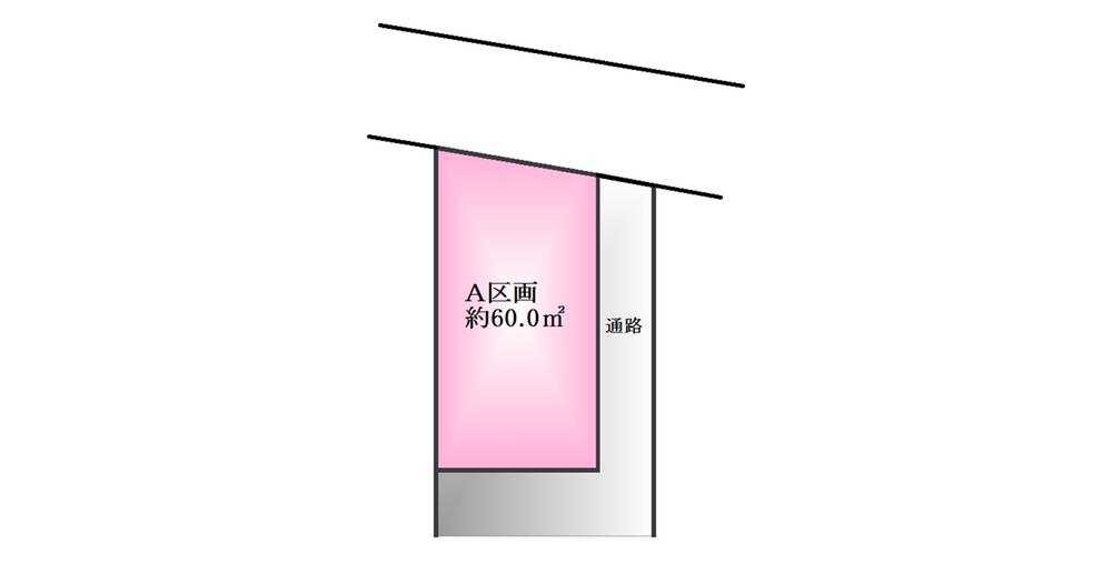 Compartment figure. Land price 40,200,000 yen, Land area 60 sq m compartment view