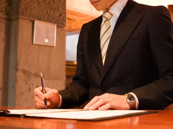 Shared facilities.  [Concierge counter] For a more comfortable life Tower, It offers a concierge counter. Various agency and information services such as, It supports urban life. (Part paid / image)