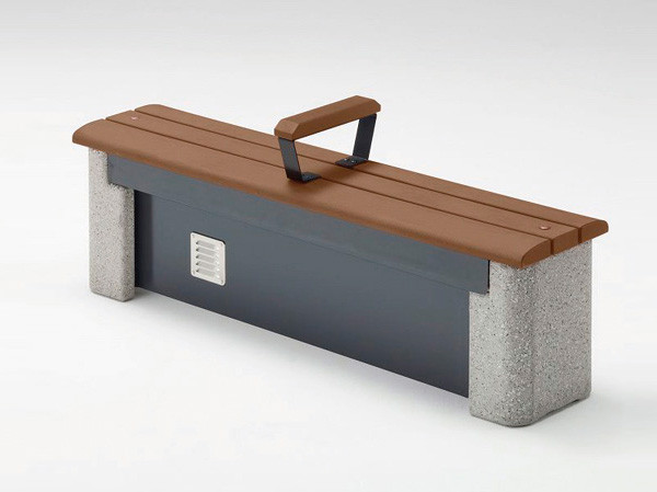 Common utility.  [Kamadobenchi] During normal as chair perched, A bench that can be used as a stove, remove the plate for the stool was placed at the time of disaster, We have to prepare for an emergency situation. (Same specifications)