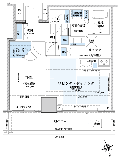 Floor: 1LDK + WIC, the occupied area: 46.03 sq m, Price: TBD