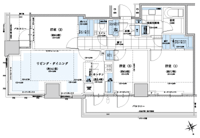 Floor: 3LDK + 2WIC + SIC + N, the occupied area: 86.71 sq m, Price: TBD