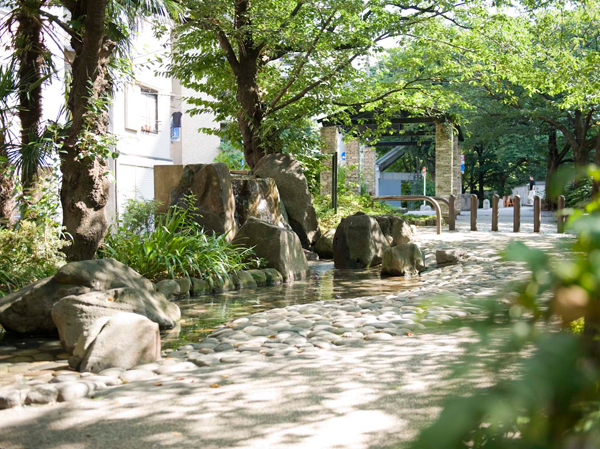 Surrounding environment. Kanda clean water park (about 770m ・ A 10-minute walk)