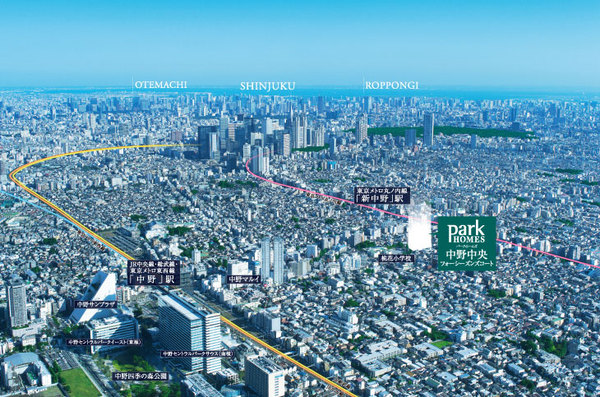 Surrounding environment. Has been subjected to some CG processing in October 2012 shooting, In fact a slightly different. (Local peripheral Aerial photos)