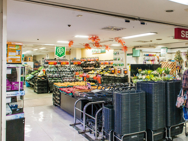 Surrounding environment. Seiyu Nakano store (a 9-minute walk ・ About 690m)