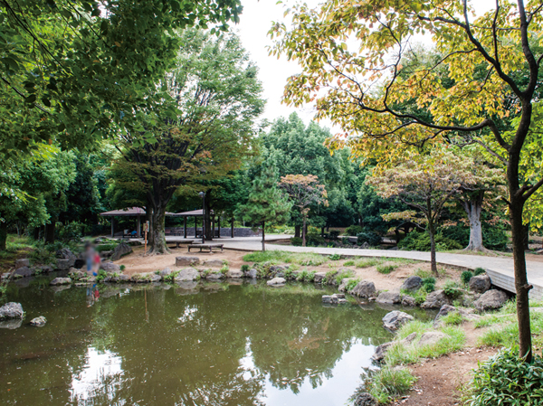 Surrounding environment. Heiwanomorikoen (6-minute walk ・ About 410m)