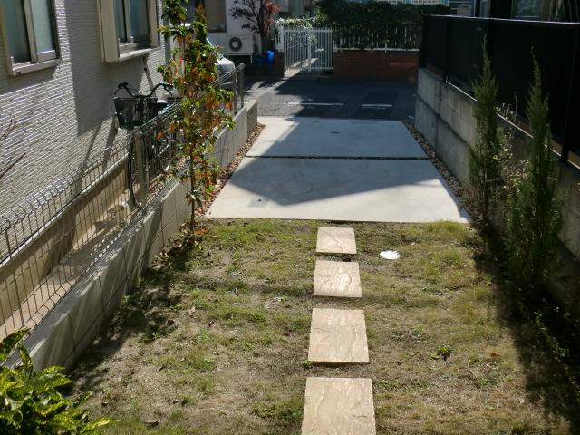 Parking lot. Local streets