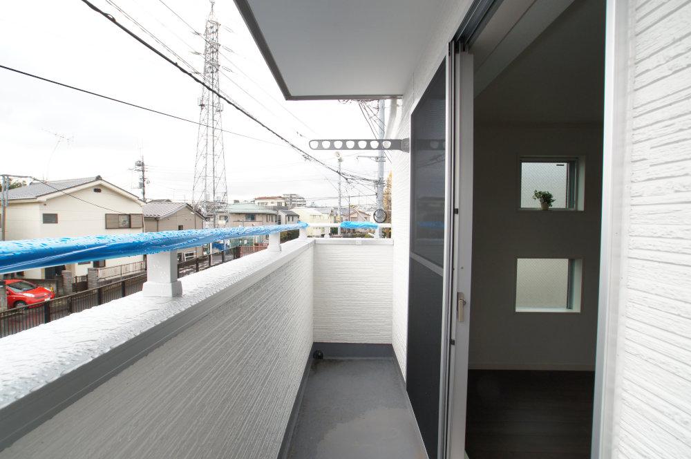 Balcony. Balconies. There are two sides.