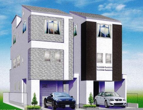 Rendering (appearance).  [All two buildings newly built single-family] Per well received [The final 1 buildings] It will be