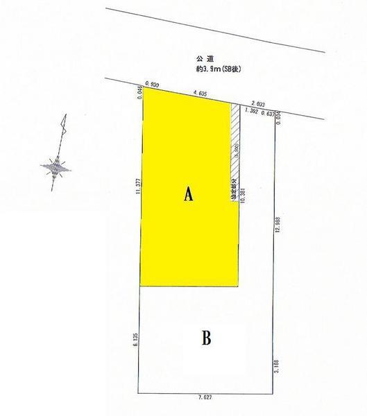 Compartment figure. Land price 40,200,000 yen, Land area 60 sq m