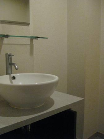 Wash basin, toilet. Room (May 2012) shooting