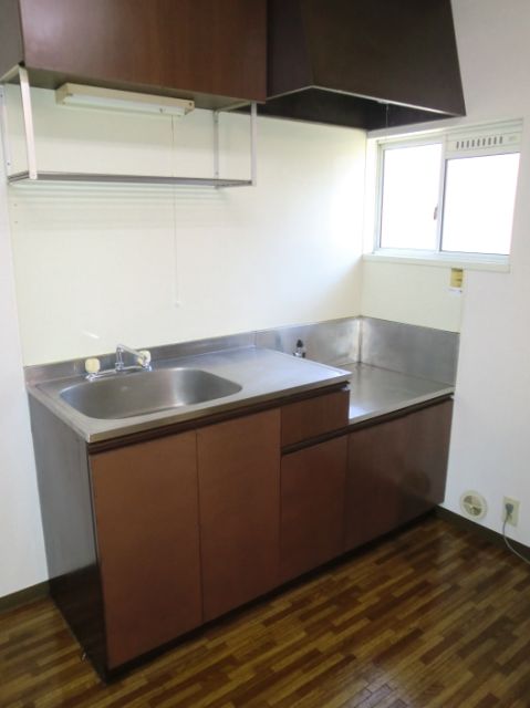 Kitchen. It is put two-burner stove. 