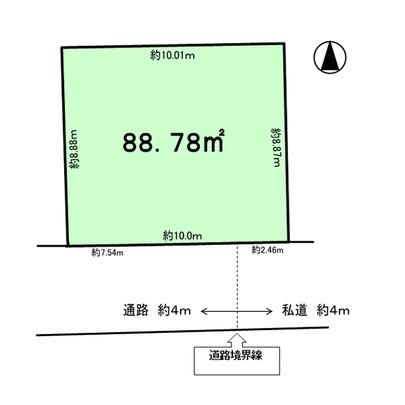 Compartment figure. Nerima-ku, Tokyo Tanihara 5-chome
