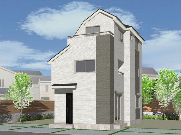 Rendering (appearance). (3 Building) Rendering Front