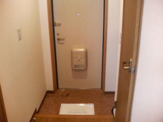 Entrance. Cold air is difficult to enter the room because there is entrance hall.