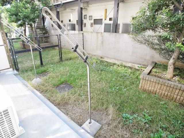 View photos from the dwelling unit. Private garden