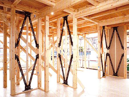 Structure plus the seismic energy absorption system <GVA> (same specifications)