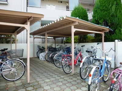 Other common areas. Place for storing bicycles