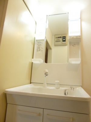 Washroom. Independent wash basin