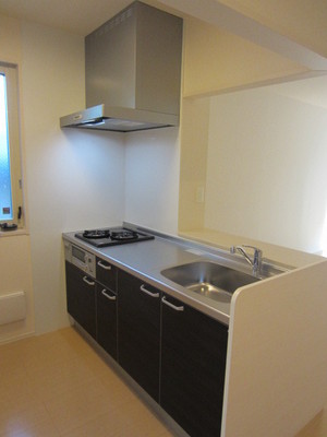 Kitchen. With a two-burner grill stove ・ Also there firmly cooking space! 