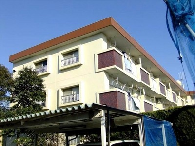 Building appearance. Appearance viewed from southwest