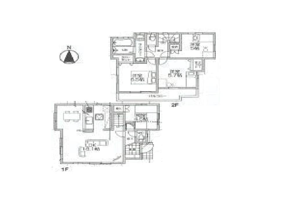 Floor plan. (2), Price 59,800,000 yen, 4LDK, Land area 91.49 sq m , Building area 89.42 sq m