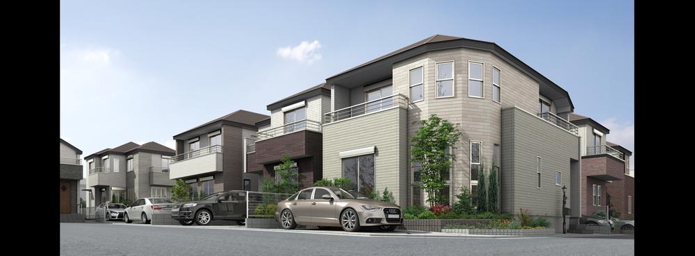 Rendering (appearance). Nestled in a quiet residential area, Rooftops of profound and sophisticated design design. With dignified scene, Proud life begins. (Rendering)