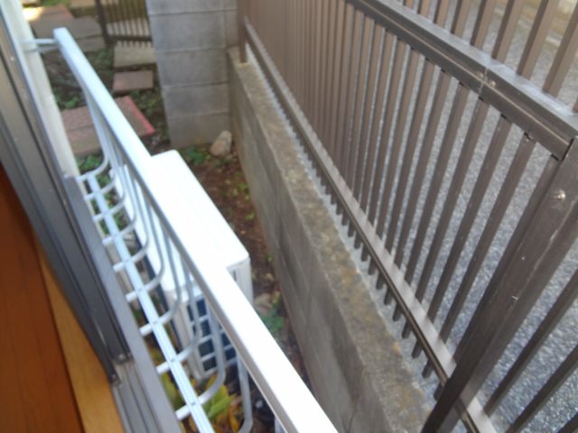 Balcony. Veranda that small is applied