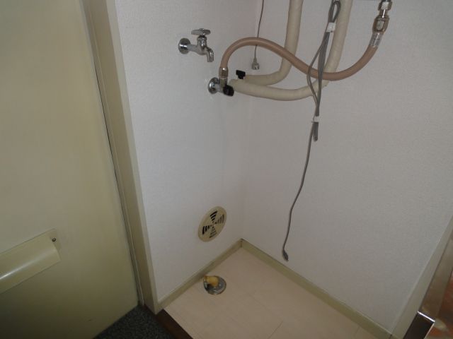 Other room space. Washing machine in the room