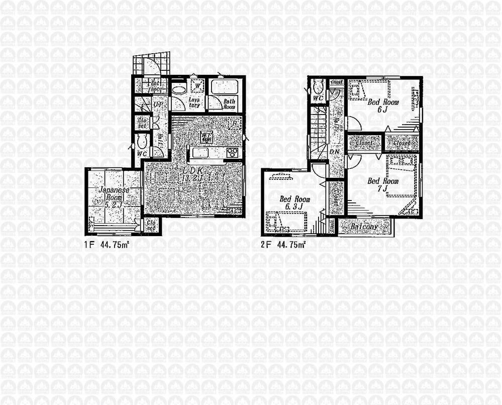 Floor plan. 40,800,000 yen, 4LDK, Land area 94.35 sq m , Building area 89.5 sq m floor plan