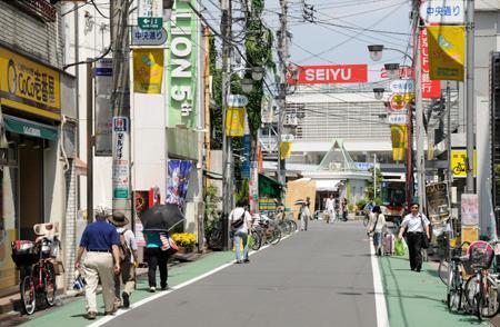 Streets around. Kami Shakujii 300m to the shopping street