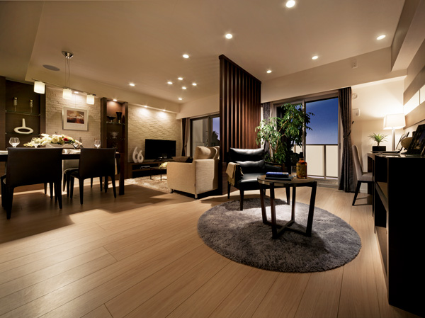 Room and equipment. living ・ dining / Building outside the model room D1 type menu plan ※ Free of charge ・ Application deadline Yes (including some paid option ・ Application deadline Yes)