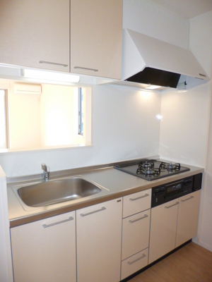 Kitchen. 3-neck gas system kitchen with grill