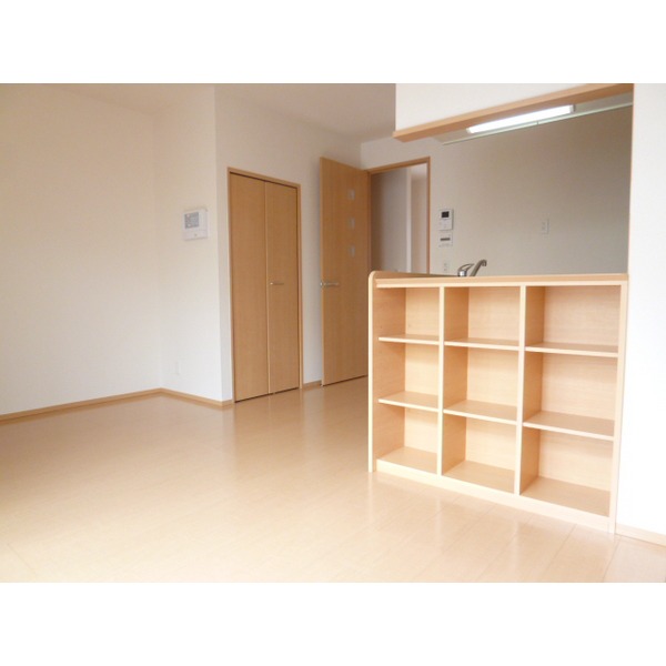 Living and room. Living part