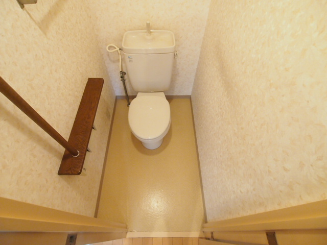 Toilet. Spacious space toilets.