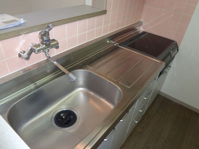 Kitchen. Stylish counter kitchen