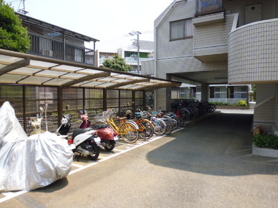 Other common areas. bicycle parking space