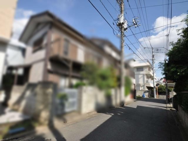 Local photos, including front road. 1-chome contact road situation Nerima Shakujii cho