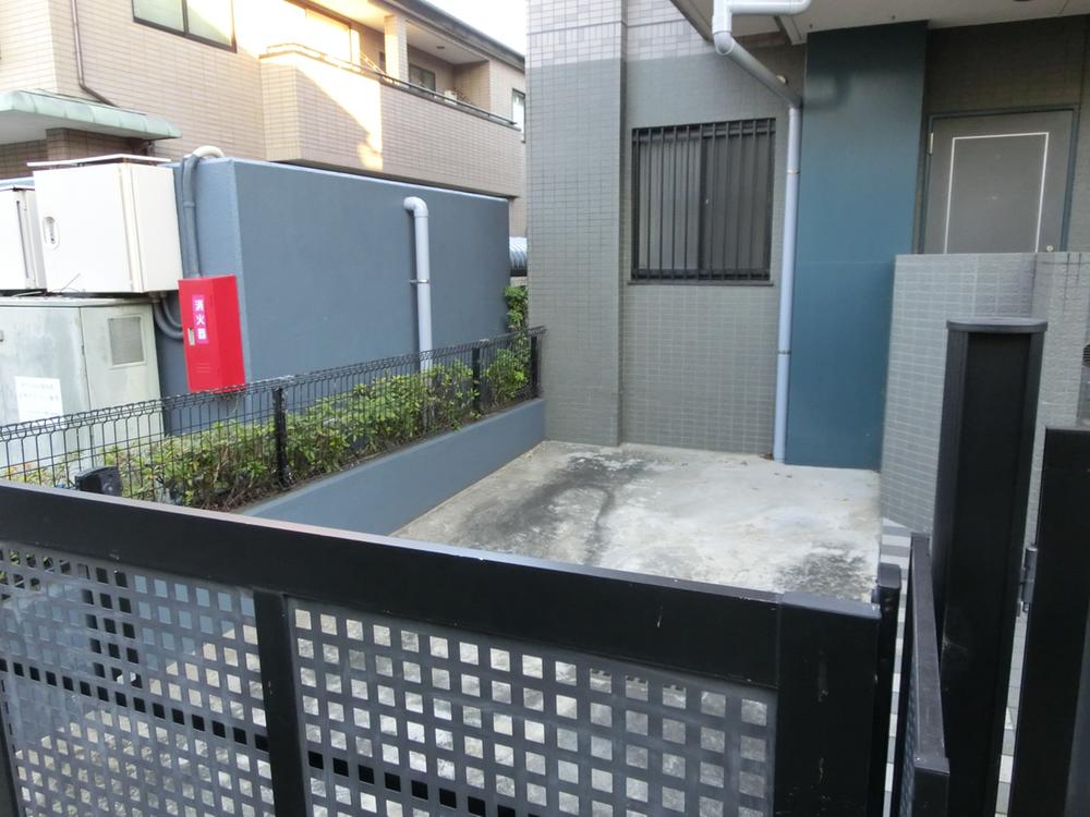 Parking lot. Common areas