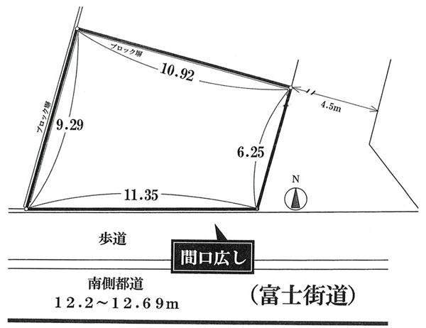 Compartment figure. Land price 32 million yen, Land area 86.02 sq m