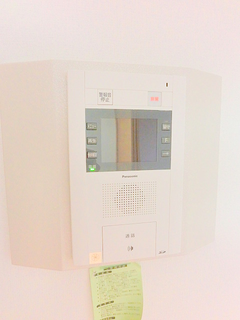 Security. TV monitor with intercom