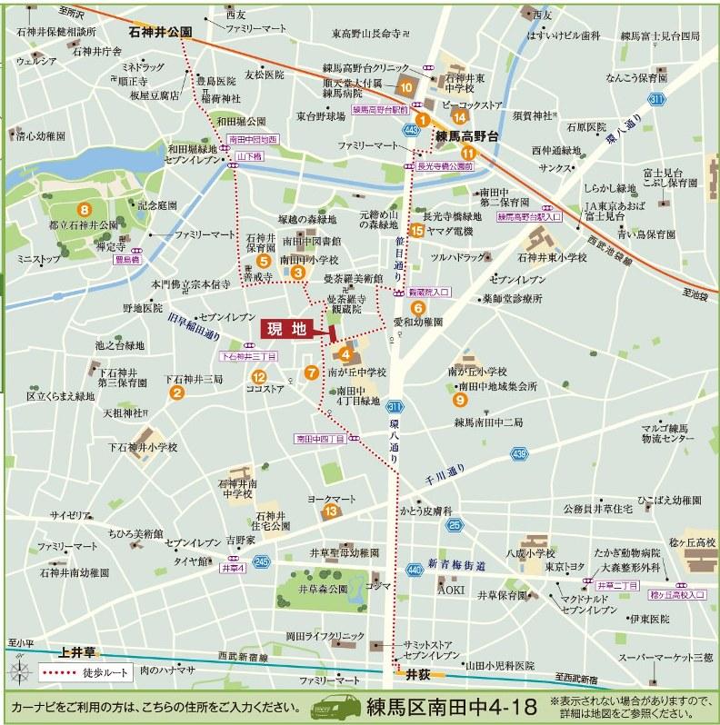 Local guide map