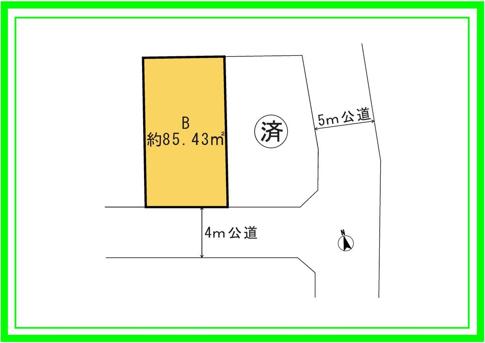 Compartment figure. 59,800,000 yen, 4LDK, Land area 85.43 sq m , Building area 95.63 sq m