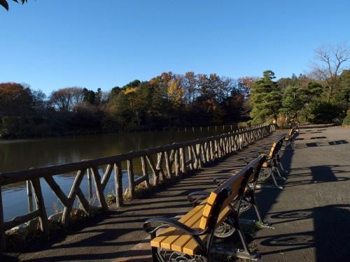park. 991m until Zenpukuji park (upper reservoir)